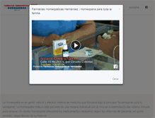 Tablet Screenshot of homeopaticashernandez.com